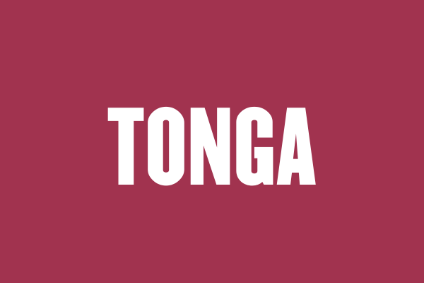 Rugby World Cup - Tonga