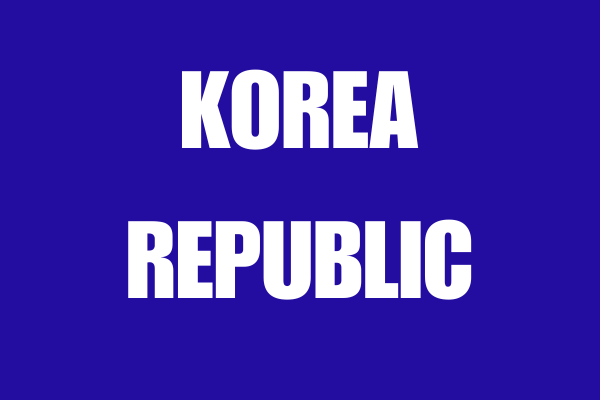 Football World Cup - Korea Republic